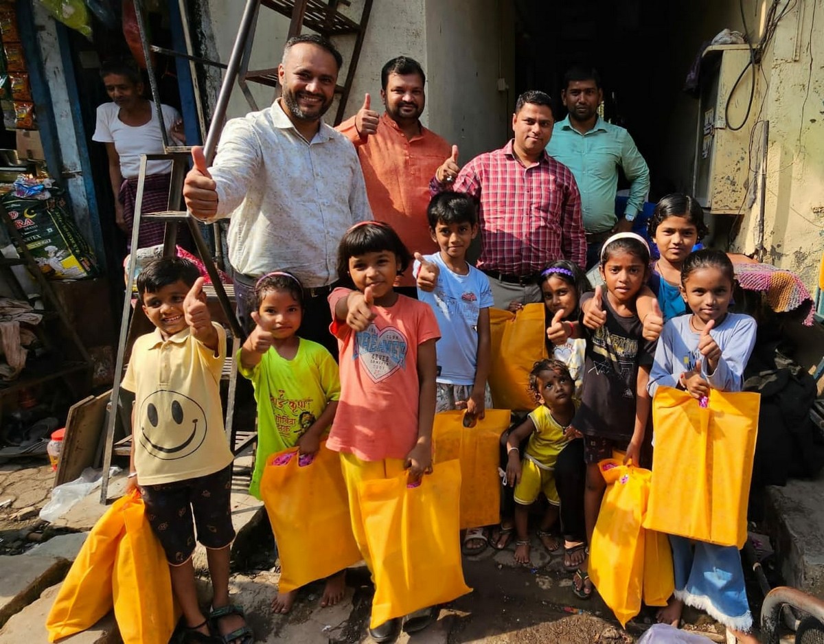 Joy Of Giving To The Society